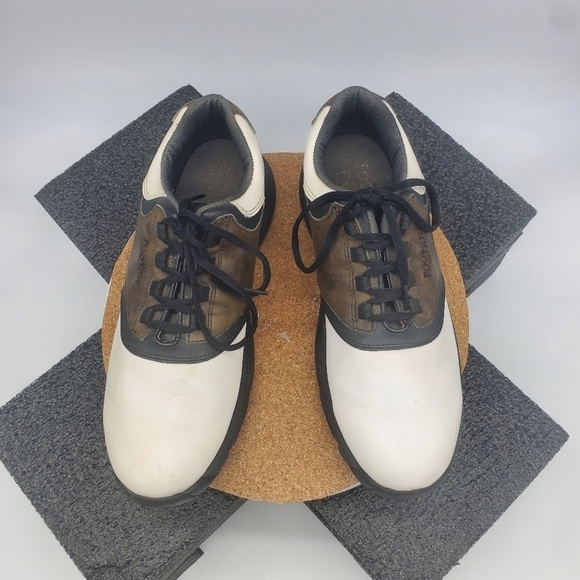 Footjoy Shoes Men\'s 10M Greenjoys 45516 White Brown Golf Cleats main image 6